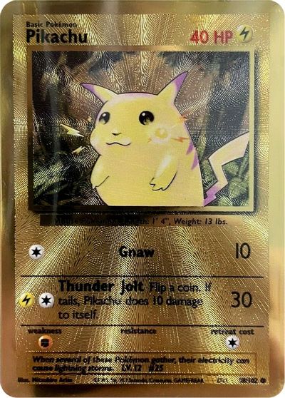 Pikachu (58/102) (Celebrations Metal Card) [Celebrations: 25th Anniversary] | Exor Games New Glasgow