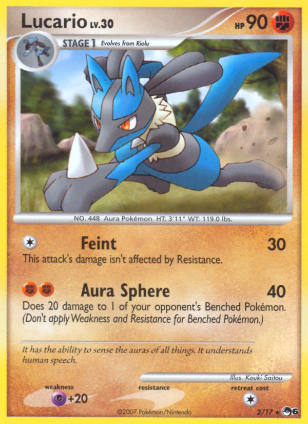 Lucario (2/17) [POP Series 6] | Exor Games New Glasgow