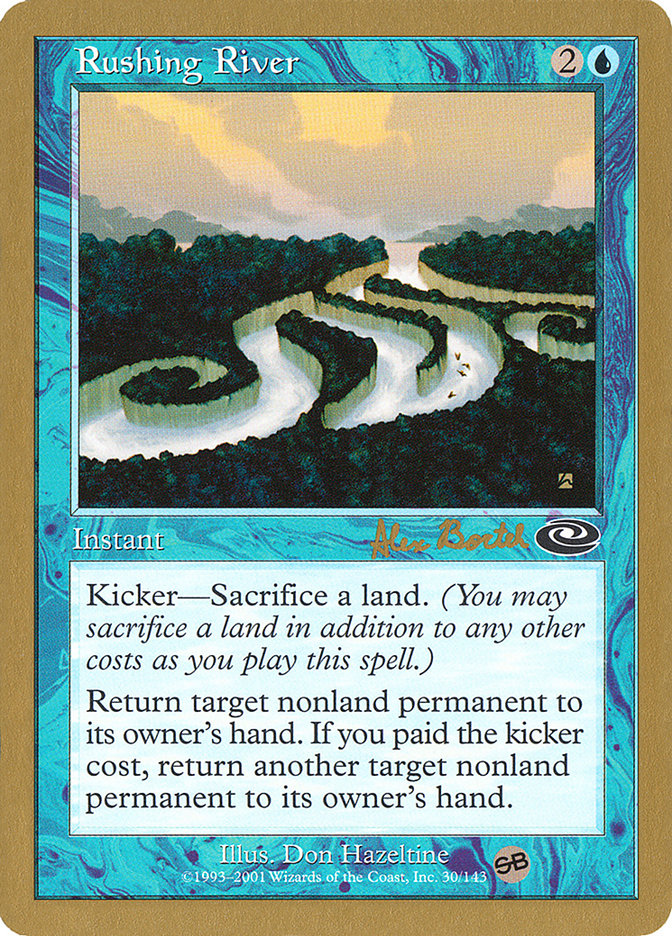 Rushing River (Alex Borteh) (SB) [World Championship Decks 2001] | Exor Games New Glasgow