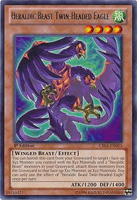 Heraldic Beast Twin-Headed Eagle [CBLZ-EN015] Rare | Exor Games New Glasgow