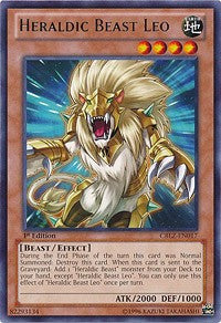 Heraldic Beast Leo [CBLZ-EN017] Rare | Exor Games New Glasgow