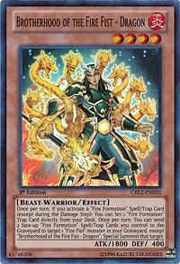 Brotherhood of the Fire Fist - Dragon [CBLZ-EN025] Super Rare | Exor Games New Glasgow