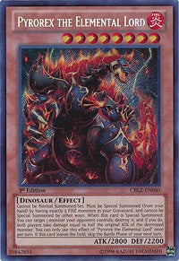 Pyrorex the Elemental Lord [CBLZ-EN040] Secret Rare | Exor Games New Glasgow