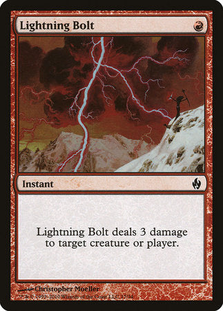Lightning Bolt [Premium Deck Series: Fire and Lightning] | Exor Games New Glasgow