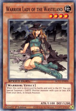 Warrior Lady of the Wasteland [SGX1-ENE05] Common | Exor Games New Glasgow