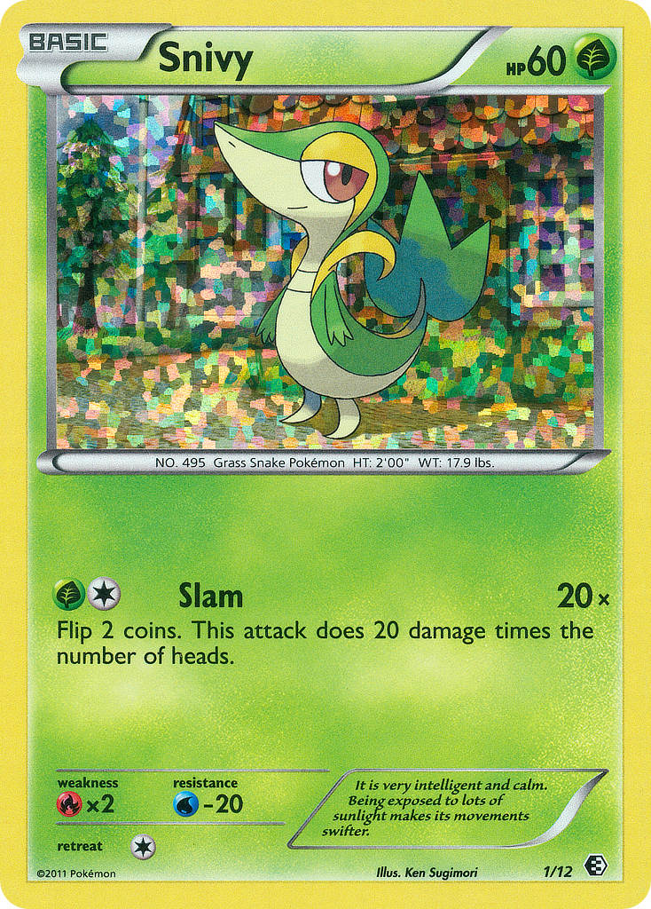 Snivy (1/12) [McDonald's Promos: 2011 Collection] | Exor Games New Glasgow