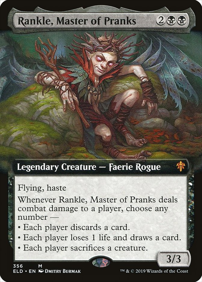 Rankle, Master of Pranks (Extended Art) [Throne of Eldraine] | Exor Games New Glasgow