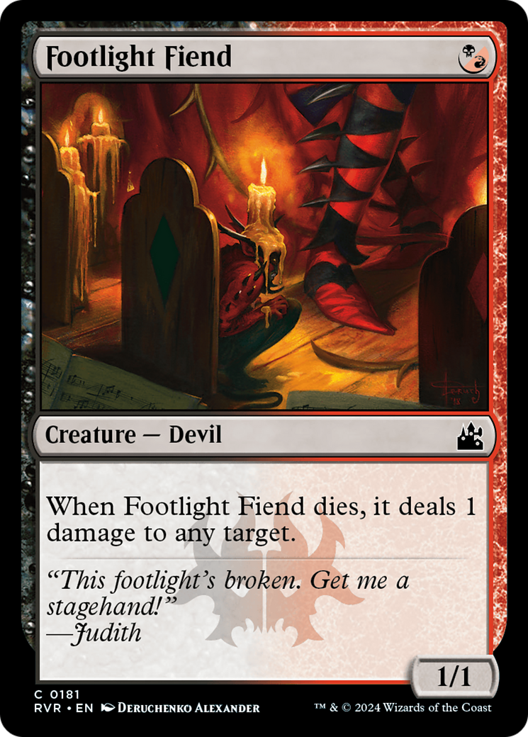 Footlight Fiend [Ravnica Remastered] | Exor Games New Glasgow