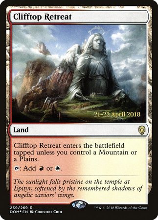 Clifftop Retreat [Dominaria Promos] | Exor Games New Glasgow