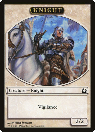 Knight Token [Return to Ravnica Tokens] | Exor Games New Glasgow