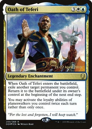 Oath of Teferi [Dominaria Promos] | Exor Games New Glasgow