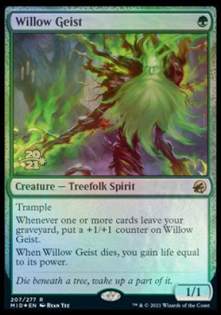 Willow Geist [Innistrad: Midnight Hunt Prerelease Promos] | Exor Games New Glasgow