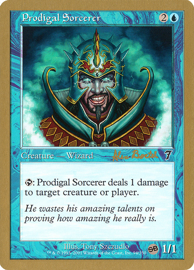 Prodigal Sorcerer (Alex Borteh) (SB) [World Championship Decks 2001] | Exor Games New Glasgow