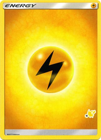 Lightning Energy (Pikachu Stamp #11) [Battle Academy 2020] | Exor Games New Glasgow