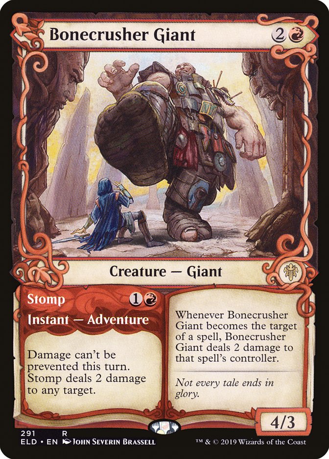 Bonecrusher Giant // Stomp (Showcase) [Throne of Eldraine] | Exor Games New Glasgow