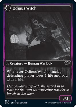 Ragged Recluse // Odious Witch [Innistrad: Double Feature] | Exor Games New Glasgow