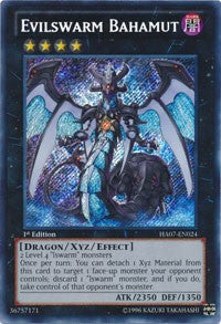 Evilswarm Bahamut [HA07-EN024] Secret Rare | Exor Games New Glasgow