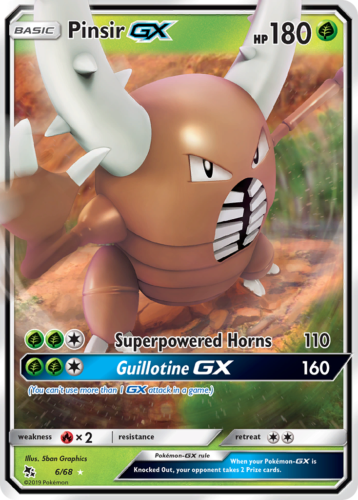 Pinsir GX (6/68) [Sun & Moon: Hidden Fates] | Exor Games New Glasgow