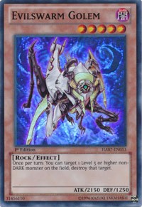 Evilswarm Golem [HA07-EN053] Super Rare | Exor Games New Glasgow