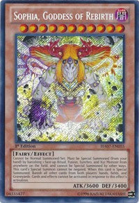 Sophia, Goddess of Rebirth [HA07-EN055] Secret Rare | Exor Games New Glasgow