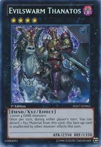 Evilswarm Thanatos [HA07-EN063] Secret Rare | Exor Games New Glasgow