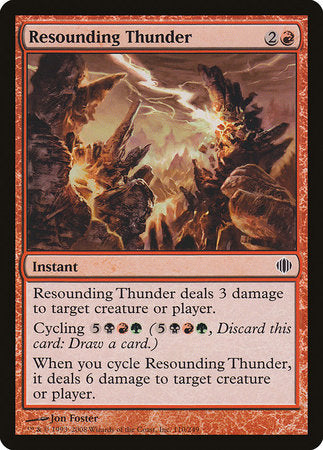 Resounding Thunder [Shards of Alara] | Exor Games New Glasgow