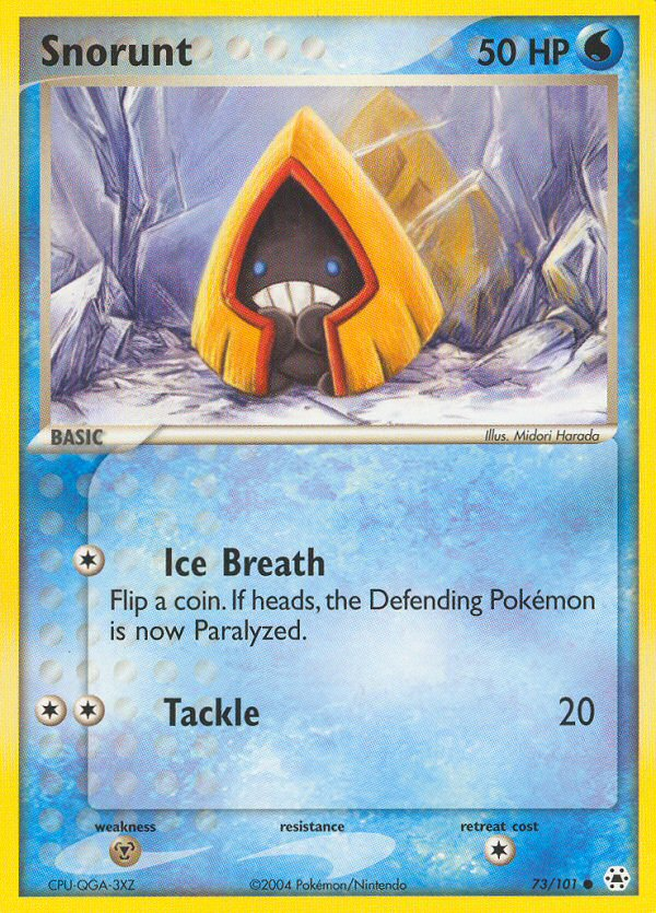 Snorunt (73/101) [EX: Hidden Legends] | Exor Games New Glasgow