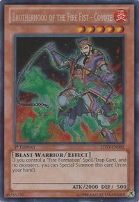 Brotherhood of the Fire Fist - Coyote [LTGY-EN082] Secret Rare | Exor Games New Glasgow