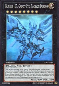 Number 107: Galaxy-Eyes Tachyon Dragon [LTGY-EN044] Ghost Rare | Exor Games New Glasgow