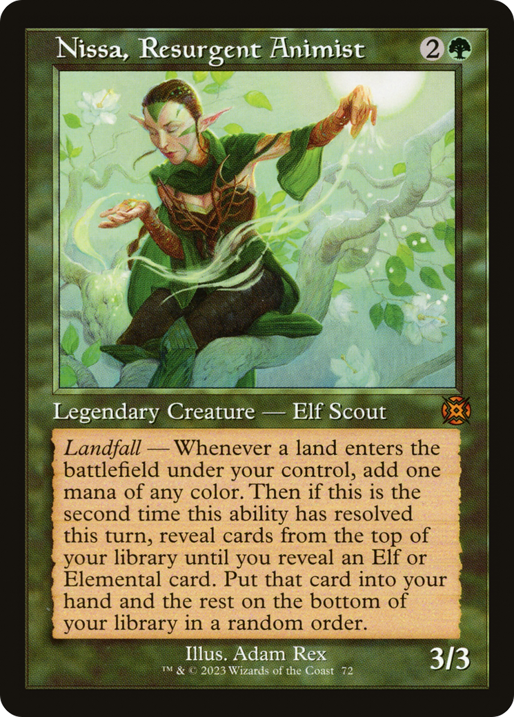 Nissa, Resurgent Animist (Retro) [March of the Machine: The Aftermath] | Exor Games New Glasgow