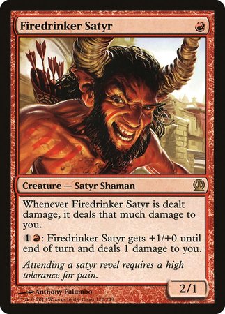 Firedrinker Satyr [Theros] | Exor Games New Glasgow