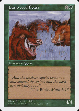 Durkwood Boars [Fifth Edition] | Exor Games New Glasgow