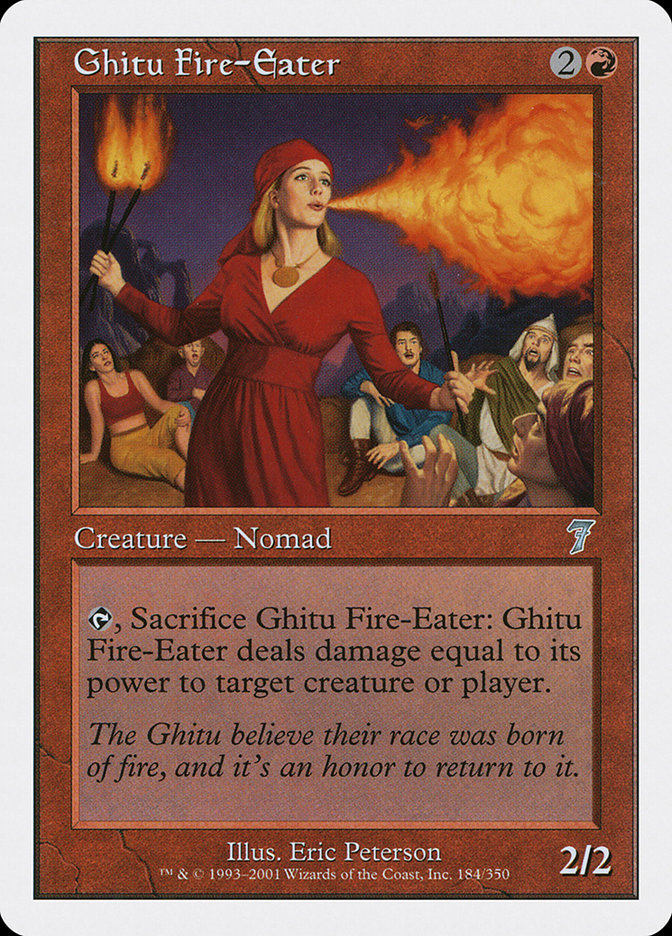 Ghitu Fire-Eater [Seventh Edition] | Exor Games New Glasgow