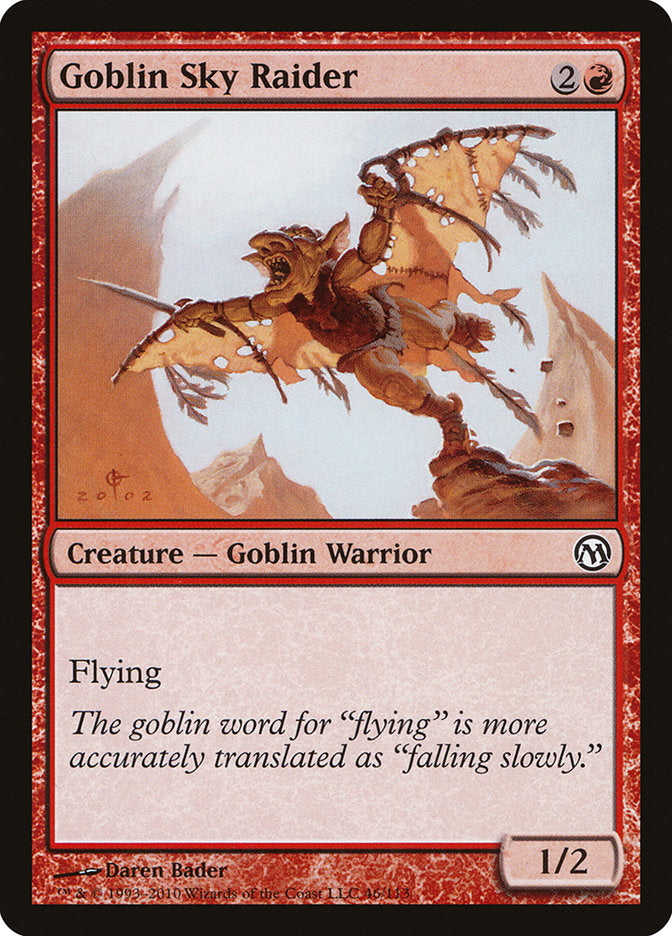 Goblin Sky Raider [Duels of the Planeswalkers] | Exor Games New Glasgow