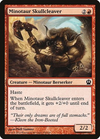 Minotaur Skullcleaver [Theros] | Exor Games New Glasgow