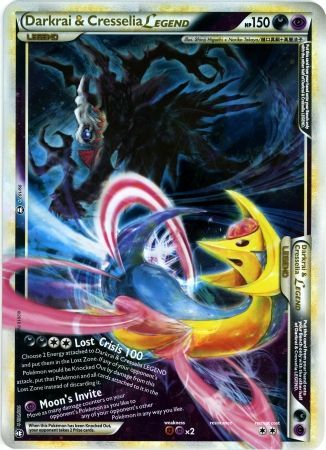 Darkrai & Cresselia LEGEND (99/102) (Jumbo Card) [HeartGold & SoulSilver: Triumphant] | Exor Games New Glasgow