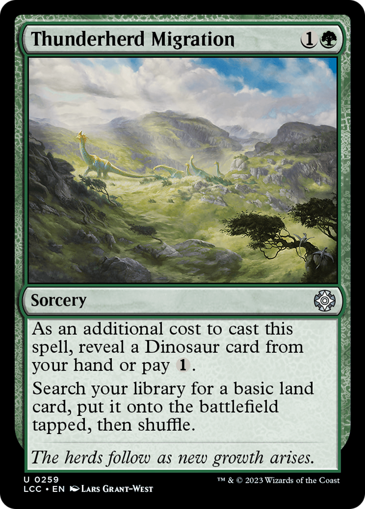 Thunderherd Migration [The Lost Caverns of Ixalan Commander] | Exor Games New Glasgow