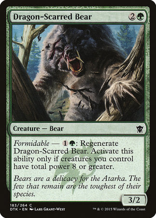 Dragon-Scarred Bear [Dragons of Tarkir] | Exor Games New Glasgow