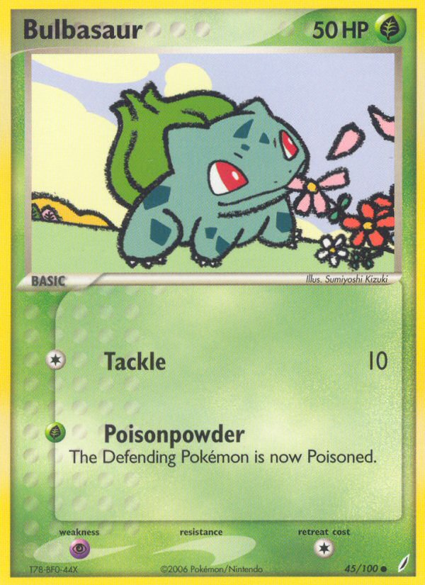 Bulbasaur (45/100) [EX: Crystal Guardians] | Exor Games New Glasgow