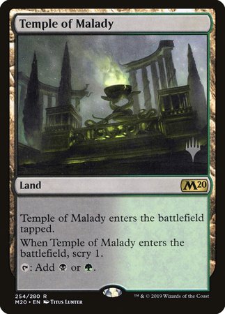 Temple of Malady [Core Set 2020 Promos] | Exor Games New Glasgow