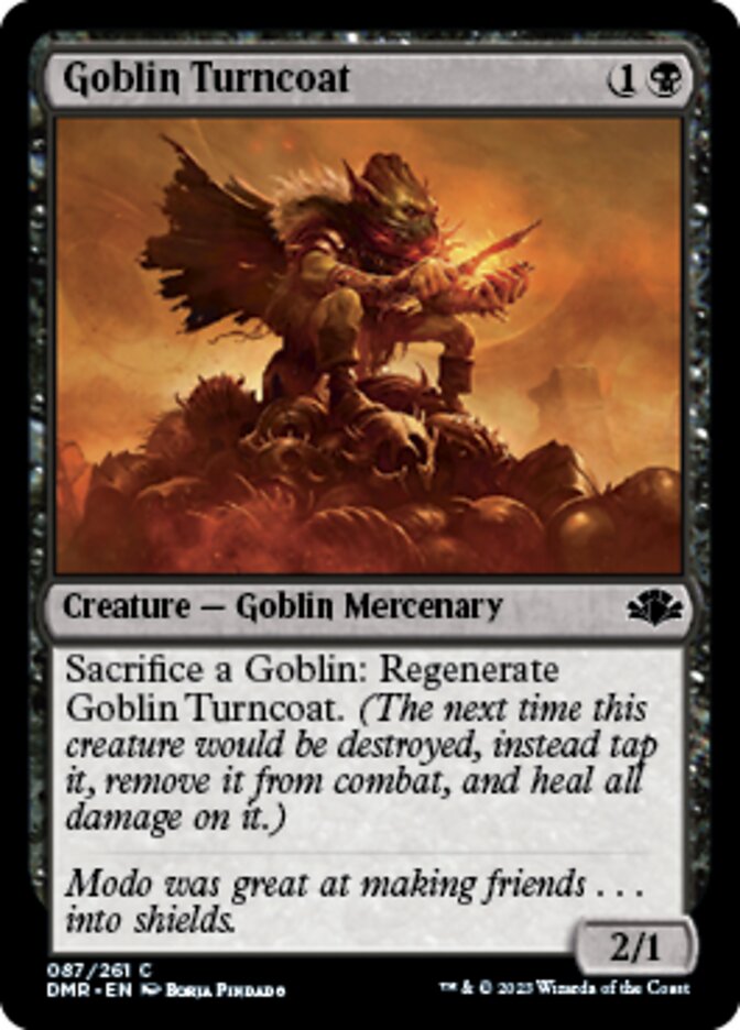 Goblin Turncoat [Dominaria Remastered] | Exor Games New Glasgow