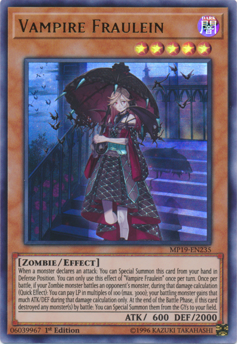 Vampire Fraulein [MP19-EN235] Ultra Rare | Exor Games New Glasgow