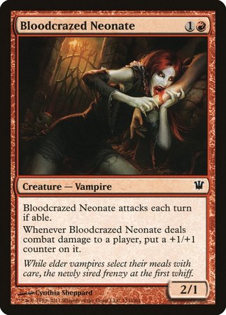 Bloodcrazed Neonate [Innistrad] | Exor Games New Glasgow