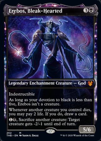 Erebos, Bleak-Hearted (Showcase) [Theros Beyond Death] | Exor Games New Glasgow
