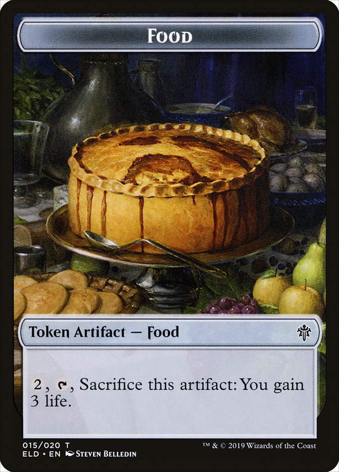 Food (015/020) [Throne of Eldraine Tokens] | Exor Games New Glasgow