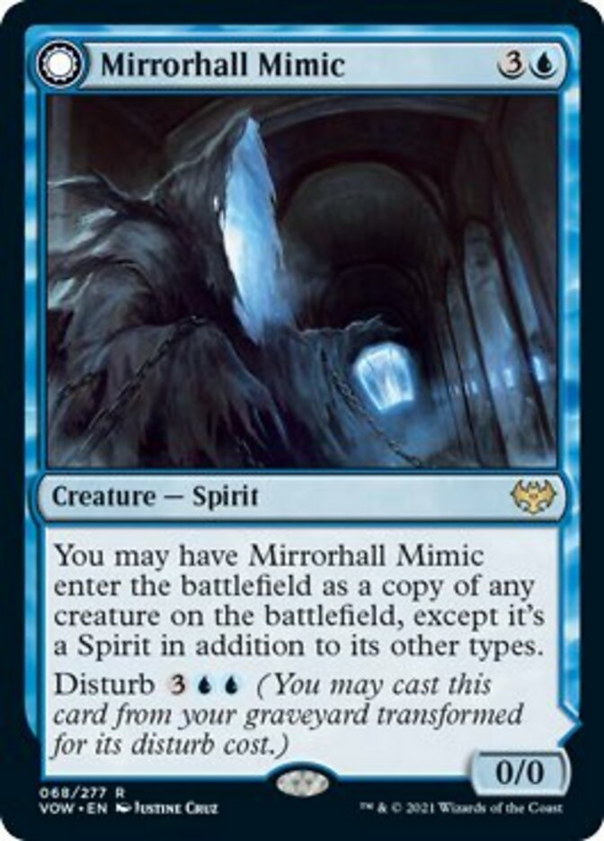 Mirrorhall Mimic // Ghastly Mimicry [Innistrad: Crimson Vow] | Exor Games New Glasgow