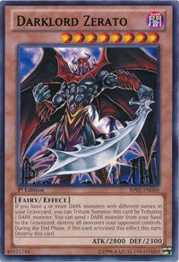 Darklord Zerato [BP02-EN060] Rare | Exor Games New Glasgow