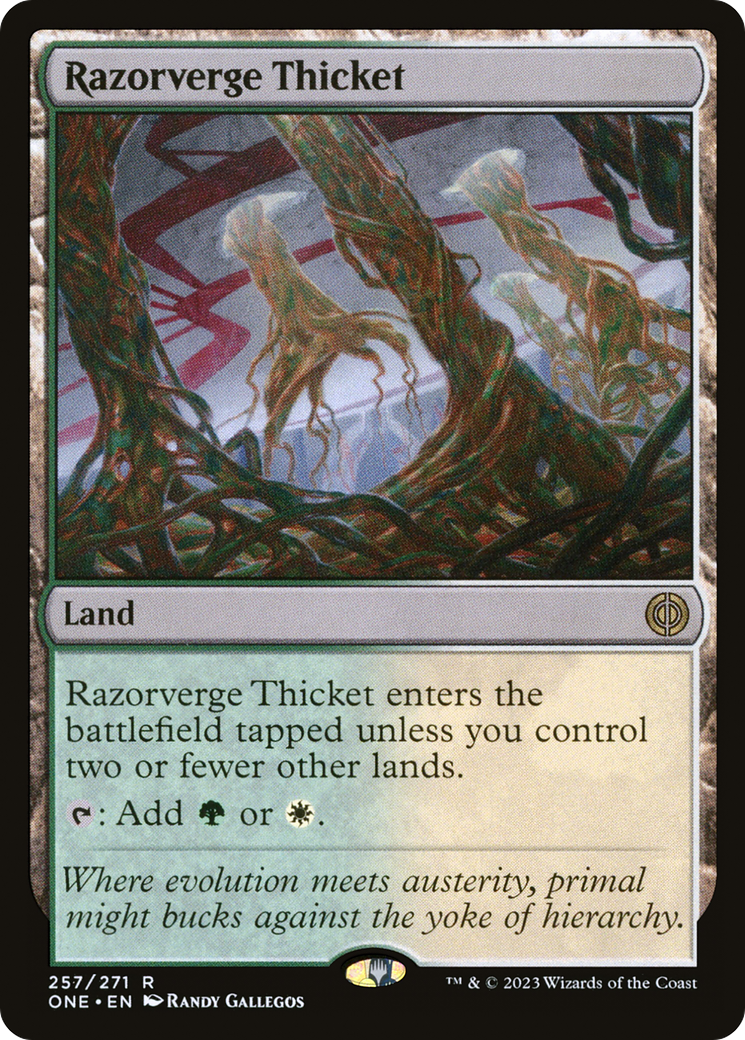 Razorverge Thicket [Phyrexia: All Will Be One] | Exor Games New Glasgow