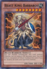 Beast King Barbaros [BP02-EN080] Rare | Exor Games New Glasgow