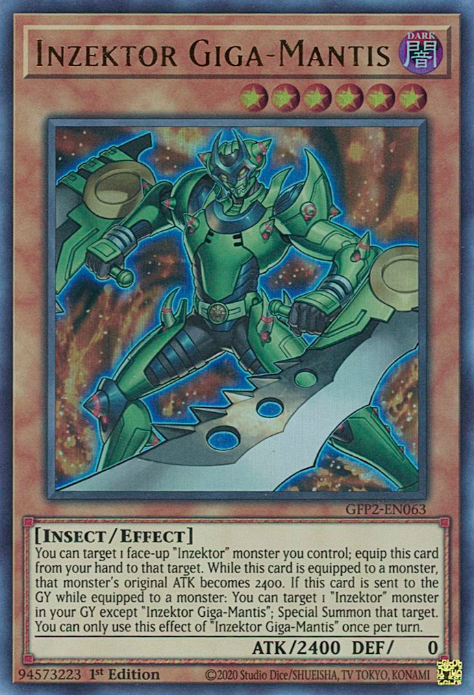 Inzektor Giga-Mantis [GFP2-EN063] Ultra Rare | Exor Games New Glasgow